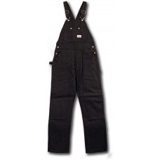 Black Heavy Duty Duck Bib Overalls